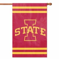 Party Animal, Inc. AFIAS Applique Banner Flag - Iowa State