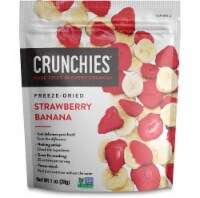 Crunchies Freeze Dried Strawberry Banana Fruit Snack