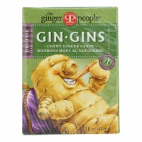 The Ginger People Gin Gin Original Chewy Ginger Candy Travel Pack