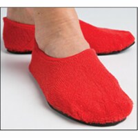 Secure SLPR-1BS Fall Management Non-Slip Slippers- Black - Small