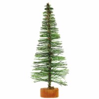 Vickerman 5  Green Bottle Brush Artificial Mini Pine Christmas Tree - Unlit