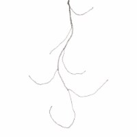 Vickerman 36 Purple LED Angel Tear Drop Branch Christmas Lights - 4.3 ft Silver and Bronze