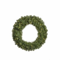 Vickerman 36  Teton Double Sided Wreath 200WmWhtLE - G125737LED