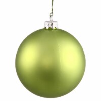 Vickerman Matte Lime Green Shatterproof Christmas Ball Ornament 2.75  (70mm)