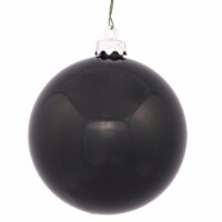 6  Black Shiny Ball UV Drilled 4/Bag - N591517DSV