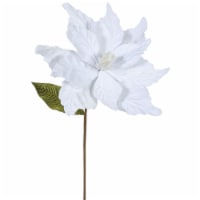 22  White Poinsettia, 12  Flower, 6/Bag - QG162701