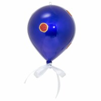 7.5  x 6  Purple Candy Dot Balloon 3/Bg - N169606