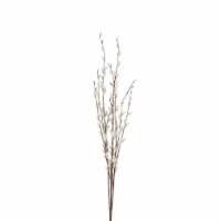 Vickerman FF170201 33 in. Pussy Willow Bush - Green & Cream