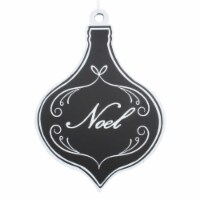 5.5  Black/White Flat Noel Onion 6/Bag