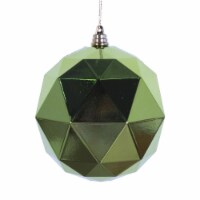 4.75  Lime Shiny Geometric Ball 4/bag - M177373DS