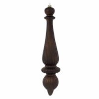 14  Chocolate Matte Finial Drop UV 2/Bag - N150875DMV