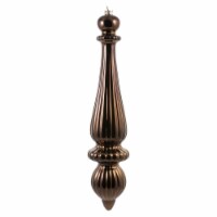 14  Chocolate Shiny Finial Drop UV 2/Bag - N150875DSV