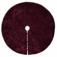 Vickerman QTX17301 60 in. Christmas Eve Wine Tree Skirt