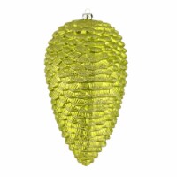 7  Lime Matte Glitter Pinecone 4/Bag