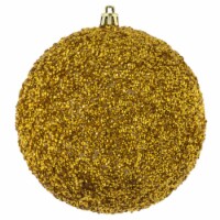 4.75  Gold Beaded Ball Drilled 6/Bag