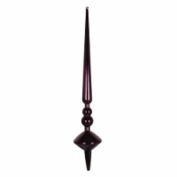 18  Plum Shiny Cupola Finial 2/Bag