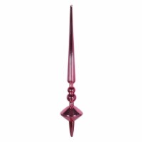 18  Mauve Shiny Cupola Finial 2/Bag