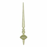 18  Celadon Glitter Cupola Finial 2/Bag