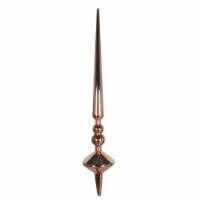 18  Rose Gold Shiny Cupola Finial 2/Bag