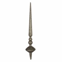 18  Moss Green Glitter Cupola Finial 2/B
