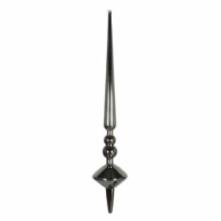 18  Pewter Shiny Cupola Finial 2/Bag
