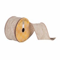 2.5 x10Yd Cafe Latte Crushed Dupion Ribb - Q180134