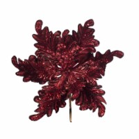 17  Burgundy Poinsettia 14  Flower 3/Bg - OF180105