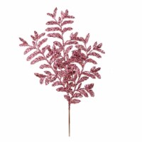 22  Pink Bipinnate Glitt Lf Spray 12/Bg - L186179