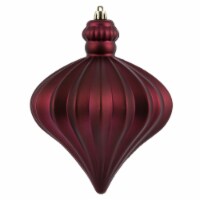 6  Berry Red Matte Onion Drop 4/Bg - N175821D