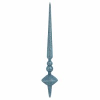 18  Periwinkle Glitter Cupola Finial 2/B