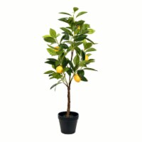 28  Potted Lemon Tree Real Touch Leaves - TA190128