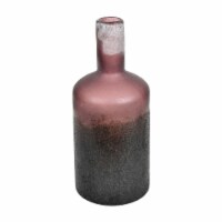 13  Milestone Gray Glass Bottle Vase - CM194513