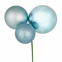 18 Baby Blue Ornament Pick 2/Bg