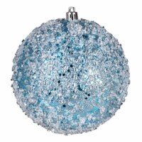 8  Baby Blue Glitter Hail Ball