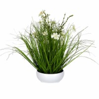 16.5  Cream Potted Cosmos Grass - FV190416