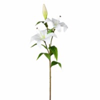 33.5  White Lily Floral Spray - FC190611