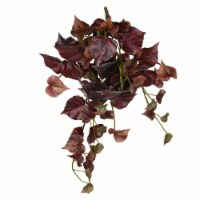 18  Burgundy Grape Leaf Hanging Bsh 3/Pk - FZ190518