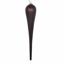 15.75  Chocolate Glitter Drop Orn 2/Bag - MT195175D