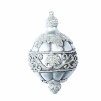 6.5  Limestone Antique Leaf Scroll Drop 3Bag