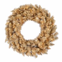 36  Gold Fir Wreath Duralit 150Ww