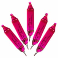 Pink Mini Bulb 2.5 Volt 200Ma 500/Bag