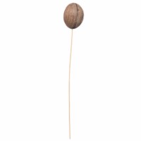 Vickerman H7MIB000 20 in. Mintola Ball on Stem Artificial Flowers, Natural - 25 Stems per Pac