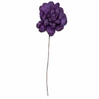 Vickerman H7MAD575 6 in. Maize Dahlia On Stem Artificial Flowers, Violet - 18 in. - 6 per Bag