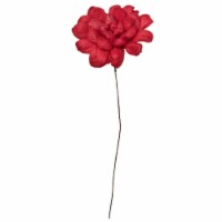 Vickerman H7MAD475 6 in. Maize Dahlia On Stem Artificial Flowers, Red - 18 in. - 6 per Bag