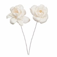 Vickerman H7SFS036 4 in. Rosette Sola Flower On Stem Artificial Flower, Natural - 12 in. - 12