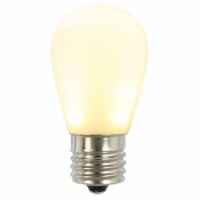 S14 Led White Ceramic Bulb E26 Base 5/Pk