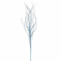 Vickerman QG221032 37 in. Baby Blue Wavy Twig Glitter Spray, 6 Piece - Pack of 48