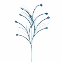 Vickerman QG221732 36 in. Baby Blue Mini Star Glitter Spray, 6 Piece - Pack of 36