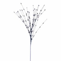 Vickerman QG221931 36 in. Midnight Blue Berry Glitter Spray, 6 Piece per Bag