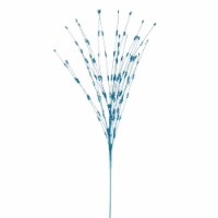 Vickerman QG221932 36 in. Baby Blue Berry Glitter Spray, 6 Piece per Bag
